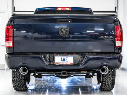 AWE 0FG Dual Rear Exit Catback Exhaust Chrome Silver Tips (REAR): Dodge & RAM Classic 1500 5.7L 2009-21
