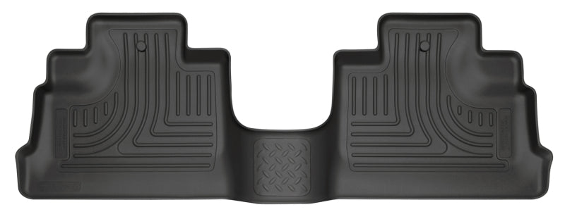 Husky Liners WeatherBeater 2nd Row Black Floor Liners | Jeep Wrangler Unlimited (11-12) (19021)