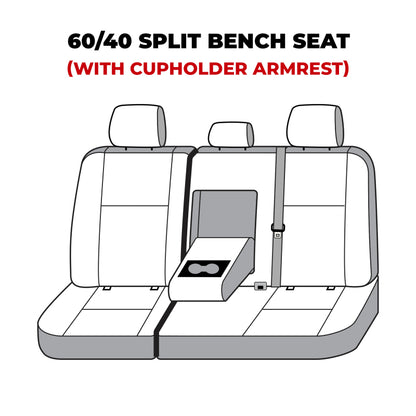 Covercraft Carhartt SeatSaver Second Row Seat Covers | Toyota Tundra (22-26) (SSC8538CAGY)