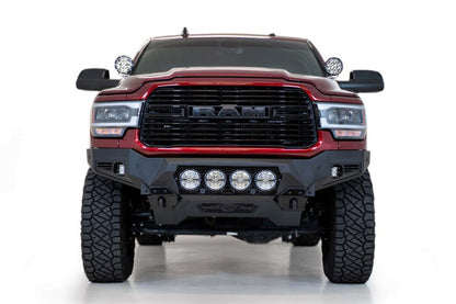 Addictive Desert Designs Bomber Front Bumper Rigid 6" Lights (FRONT): Fits RAM 2500/3500 2019-2026