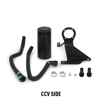 Mishimoto Baffled Oil Catch Can Kit | 2011-2014 Ford F-150 3.5L EcoBoost (MMBCC-F35T-11SBE)