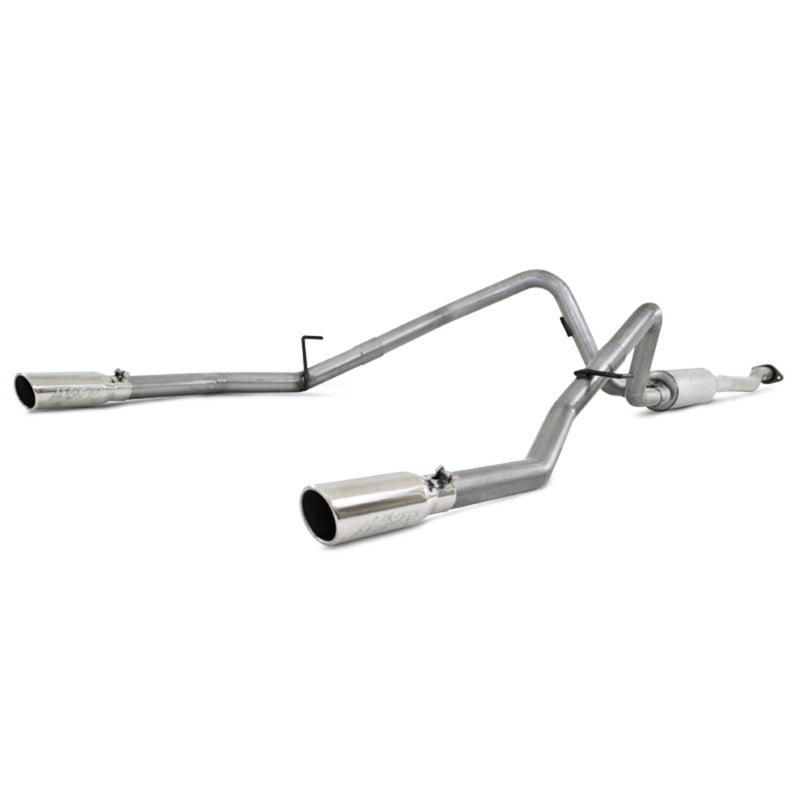 MBRP 2.5in Alum 3in D&S Dual Split Rear Exit Cat-Back | Ford F-150 V6 Ecoboost (11-12) (S5240AL)