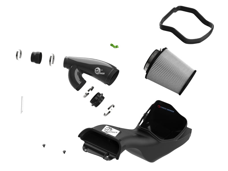 aFe POWER Track Series Carbon Fiber Cold Air Intake System | Ford F150 Raptor (21-24) (57-10031D)