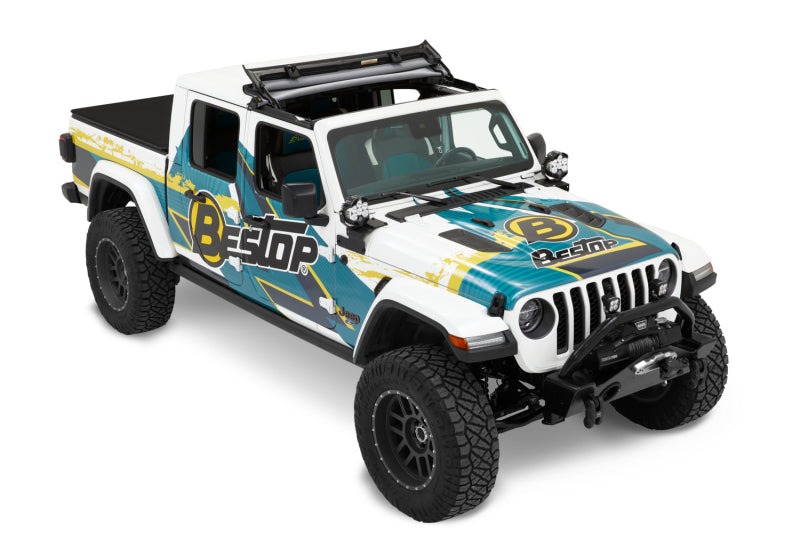 Bestop Sunrider For Hardtop Black Diamond (TOP): Fits Jeep 2018-2025