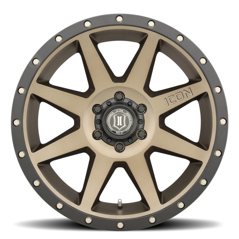 ICON 20x9 6x5.5 0mm Offset Bronze Wheel | Ford Bronco (21-26) (1820908350BR)