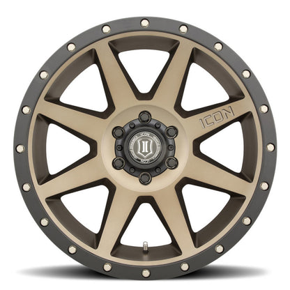 ICON 20x9 6x5.5 0mm Offset Bronze Wheel | Ford Bronco (21-26) (1820908350BR)