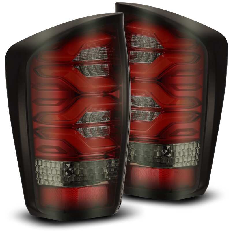 AlphaRex PRO-Series LED Tail Lights Red Smoke | Toyota Tacoma (16-23) (680020)