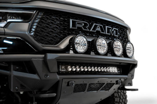 Addictive Desert Designs Light Hoop for Ram 1500 TRX PRO Bolt-On Front Bumper (19-24) - Hammer Black