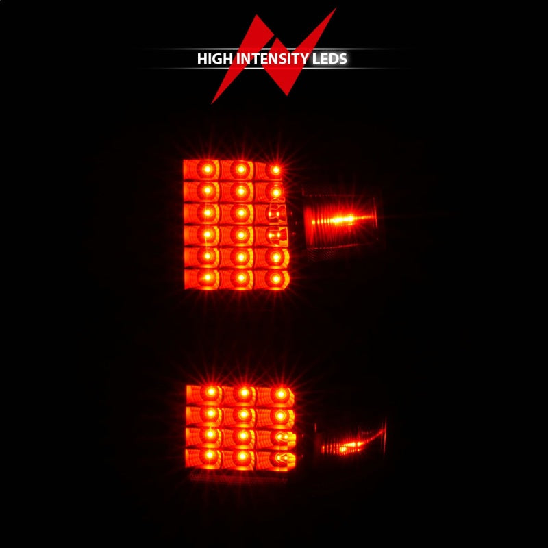 ANZO LED Tail Light Assembly w/ Clear Lens | Silverado 1500/2500/3500 / Sierra 3500 (15-19) (311423)