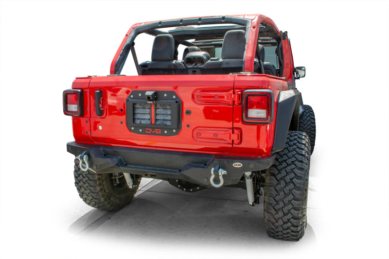 DV8 Offroad Spare Tire Delete Kit: Jeep Wrangler 2018-2021