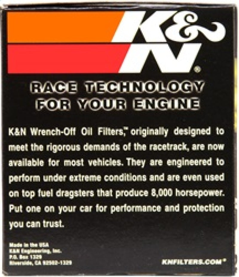 K&N Performance Gold Oil Filter: Fits Charger / Magnum / 300 2005-2007 2.7/3.5L, 5.7/6.1L HEMI / Jeep Grand Cherokee SRT8 2006-2008 6.1L HEMI