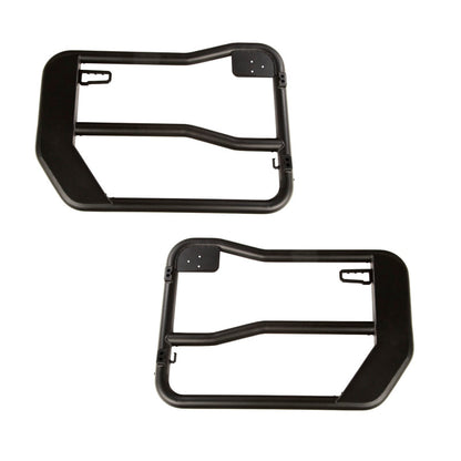 Rugged Ridge Front Fortis Tube Doors with Mirrors (PAIR): Jeep Wrangler JL / Gladiator JT 2018-26 / 20-24
