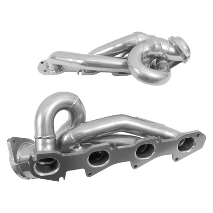 BBK Shorty Headers (Silver Ceramic): Ram 5.7L Hemi 1500 2019 - 2024