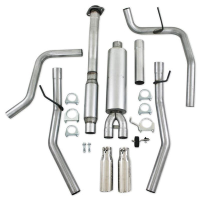 MBRP 3in Aluminized Cat Back Dual Split Rear Exit Exhaust | Ford F-150 5.0L V8 (11) (S5234AL)