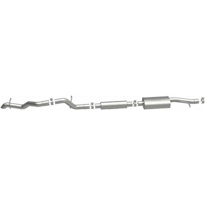 Magnaflow Overland Series Cat-Back Exhaust (REAR): Jeep Wrangler Unlimited JK 2012-2018 3.6L