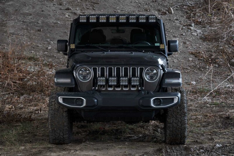 Diode Dynamics SS5 Sport CrossLink Windshield Lightbar Kit White (FRONT): Jeep Wrangler JL 2018-26 / Gladiator JT 20-24