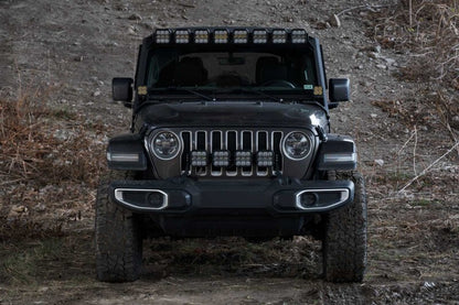Diode Dynamics SS5 Sport CrossLink Windshield Lightbar Kit White (FRONT): Jeep Wrangler JL 2018-26 / Gladiator JT 20-24