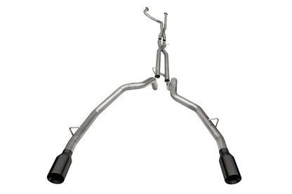 Corsa Baja Cat-Back Exhaust System (Black Tips): Ram 6.2L TRX 1500 2021 - 2024