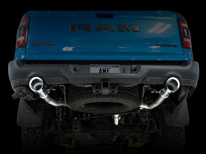 AWE 0FG Cat-Back Exhaust (Dual Rear Bumper Exit, Polished Tips): Ram 5.7L Hemi 1500 2019 - 2024