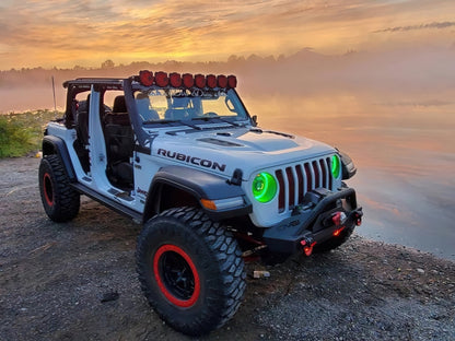 ORACLE Lighting Bi-LED Projector Headlights w/ BC1 Controller: Jeep Gladiator / Wrangler JL (18-24)