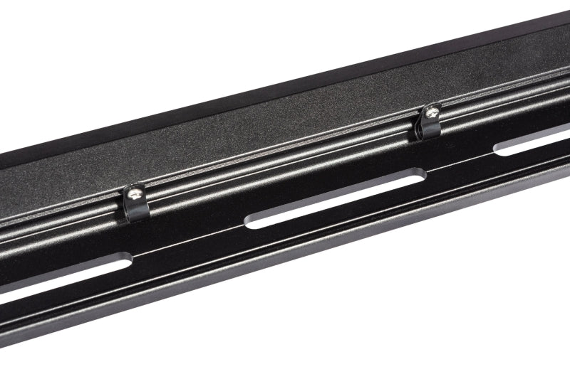 KC HiLiTES 50" Xross Bar Light Mount Kit (OVERHEAD): Jeep Wrangler JK 2007-2018 - Satin Black