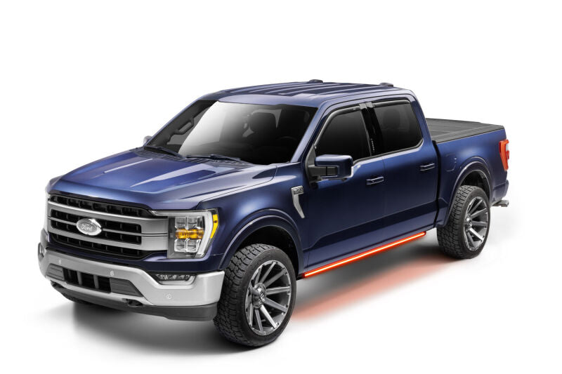 AMP Research 21-24 Ford F-150 PowerStep & LED Lighting | Ford F-150 (21-26) / Raptor (21-26) / Lightning (22+) (96152-01A)