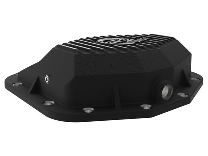 AFE Pro Series Rear Differential Cover (Black w/Machined Fins): Ram 6.2L 1500 TRX 2021 - 2024
