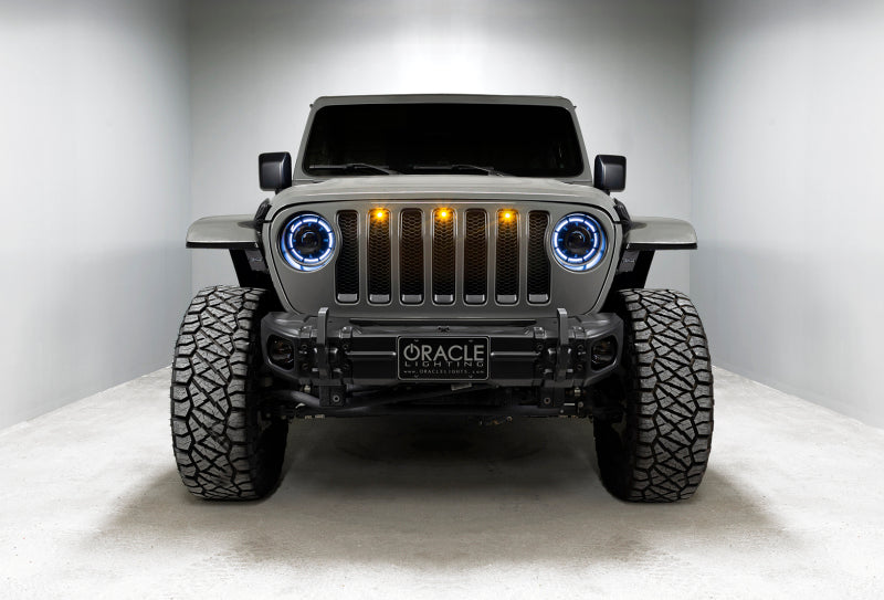 ORACLE Lighting Bi-LED Projector Headlights w/ BC1 Controller: Jeep Gladiator / Wrangler JL (18-24)