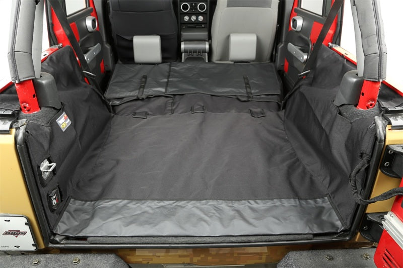 Rugged Ridge C3 Rear Cargo Cover Without Subwoofer: Fits Most Jeep Wrangler Models (2007-2018)