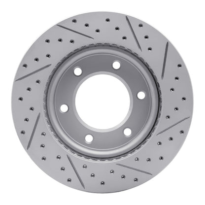 DFC Front Left Drilled & Slotted Rotor | Ford Ranger / Ford Bronco (19-26) (830-54275L)