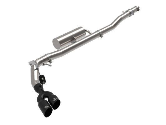 aFe Rebel Series 3in 304 SS Cat-Back Exhaust Side Exit w/ Black Tips | Ford Ranger (19-26) (49-33119-B)