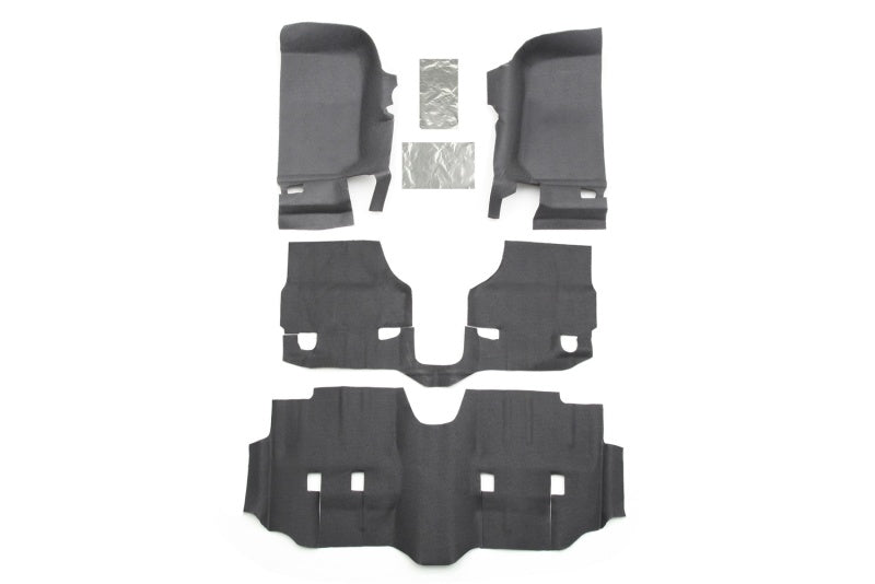 BedRug BedTred Floor Kit (FRONT): Jeep Wrangler JK (2007-2018) w/ Heat Shields