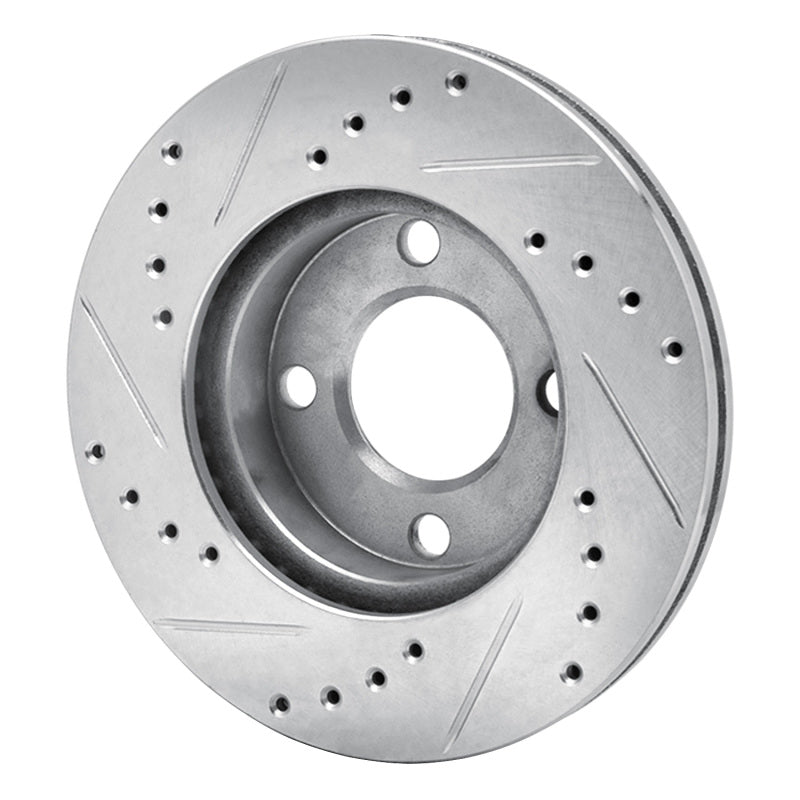 R1 90-91 Audi 90 Quattro Front Right Drilled & Slotted Brake Rotor | Ford Ranger (19-26) (631-73016R)