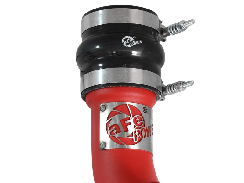 aFe BladeRunner 3in Red Intercooler Tubes Kit | Ram Diesel 6.7L (13-14) (46-20134-R)