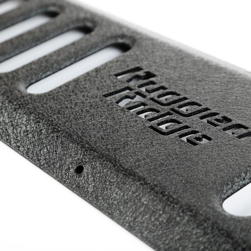 Rugged Ridge RRC Side Armor Guard Plates: Jeep Wrangler (07-18) w/ Textured Black