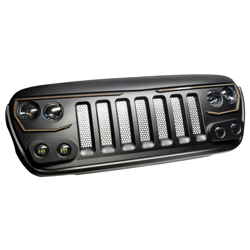 Oracle Lighting Vector Series Full LED Grille: Jeep Wrangler (18-23) / Gladiator (20-23)