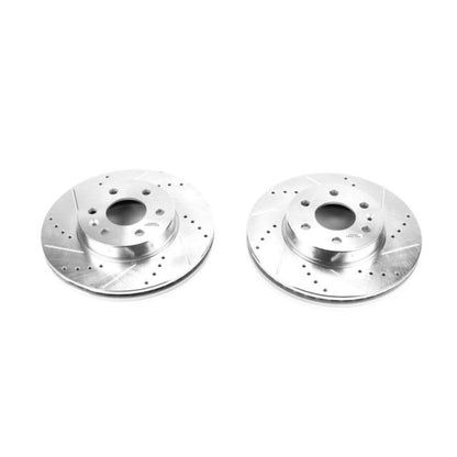 PowerStop 15-19 Chevrolet Colorado Front Drilled & Slotted Rotors | Chevrolet Colorado / GMC Canyon (15-22) (AR82188XPR)