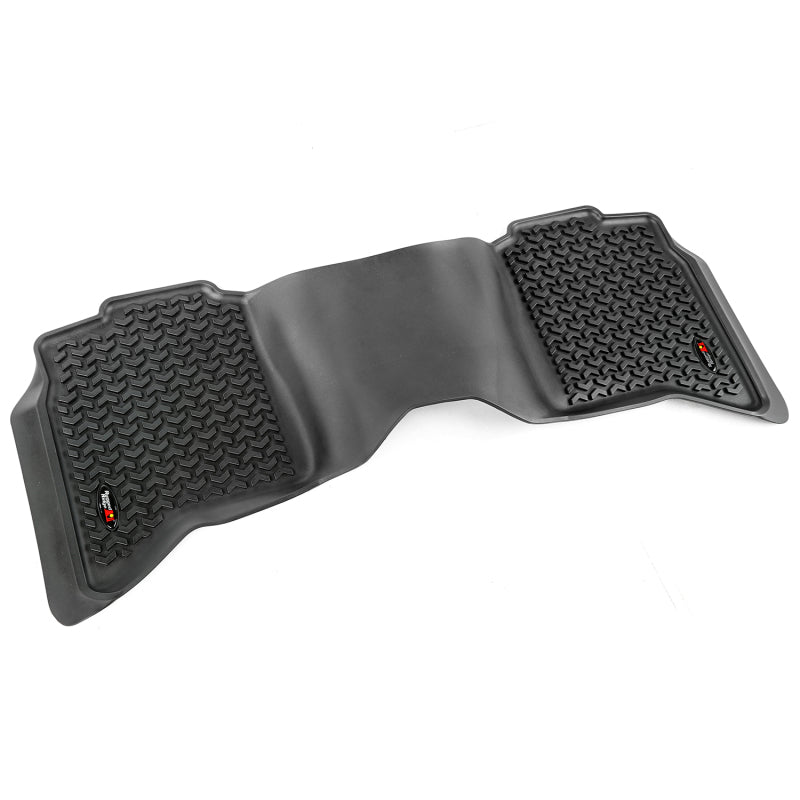 Rugged Ridge Rear Floor Liner (REAR): Fits Dodge / Ram 1500 / 2500 / 3500 Crew Cab (02-18) - Black