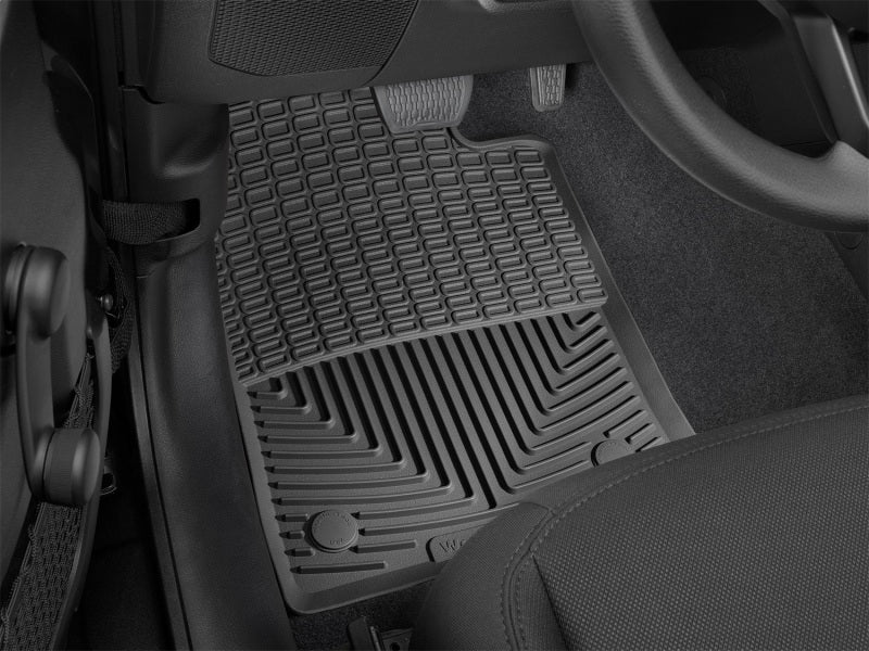 WeatherTech All-Weather Front Floor Mats (Black): Jeep Wrangler (18-25) & Gladiator (20-25)
