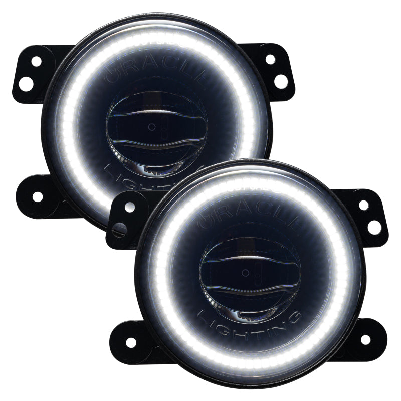 ORACLE Lighting Hi-Perf LED Fog Lights (FRONT): Jeep Wrangler / Gladiator (07-26) - Black