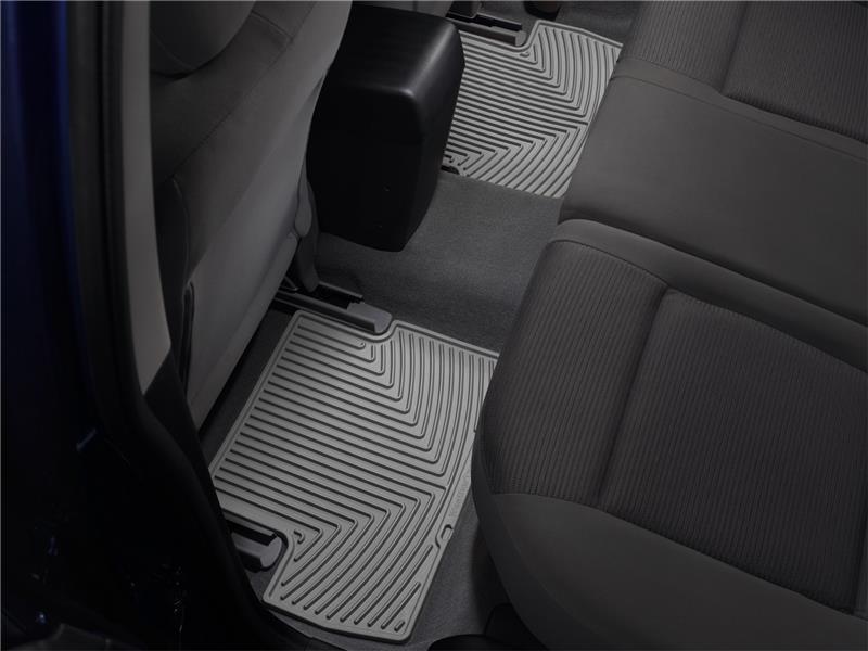 WeatherTech Rear Rubber Floor Mats | Toyota Tacoma Crew Cab (05-13) Grey (W136GR)