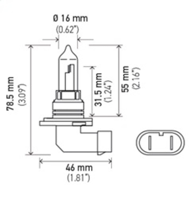 Hella 9005/HB3 12V 65W Bulb | Ford Ranger (19-26) (9005)