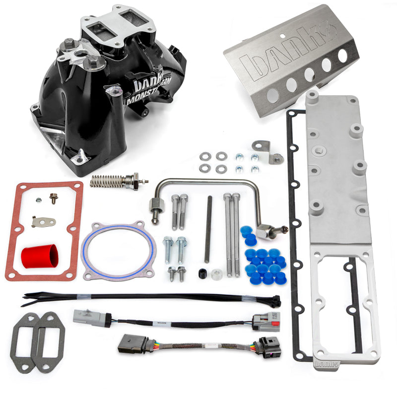 Banks Power Monster-Ram Intake System 3-3/8in Inlet (F&R): RAM 2500/3500 2019-2026 6.7L Cummins Black