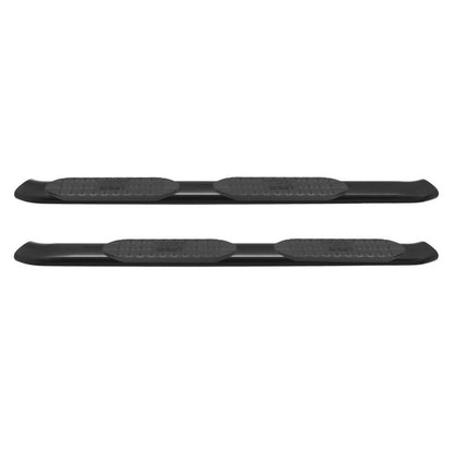 Westin Textured Black PRO TRAXX 5 Oval Nerf Step Bars: Jeep Wrangler 2018-2024
