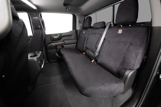 Covercraft 19-24 Chevrolet Silverado Carhartt Super Dux SeatSaverSecond Row Seat Covers - Blk
