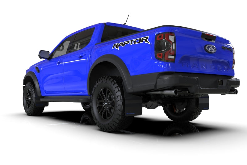 Rally Armor Black UR Mud Flap | Ford Ranger (19-26) (MF123-UR-BLK-BL)