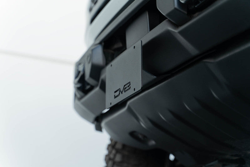 DV8 Offroad Capable Bumper Front License Plate Mount | Ford Bronco (21-26) (LPBR-04)