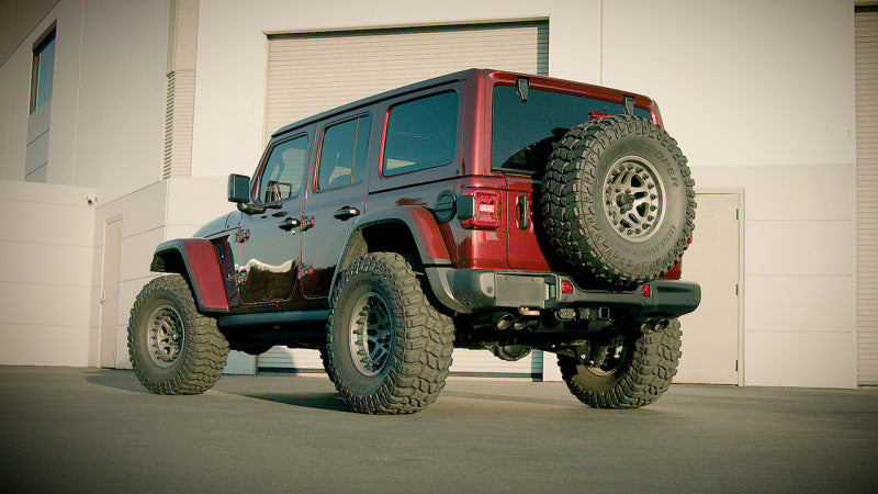 Borla S-Type Cat-Back Exhaust System (Black Tips): Jeep Wrangler Rubicon 6.4L 392 2021 - 2025