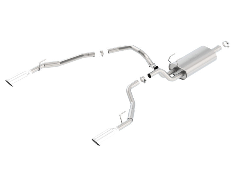 Borla Touring Cat-Back Exhaust (Polished Tips, Thru Bumper): Dodge Ram 5.7L Hemi (02-18)