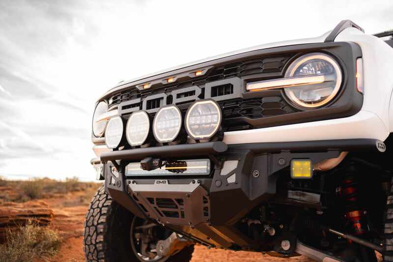DV8 Offroad 2022+ Ford Bronco Raptor Tube Front Bumper | Ford Bronco (21-26) (FBFR-02)